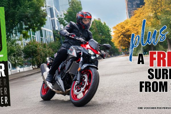 Get a free gift with Kawasaki and Silkolene!